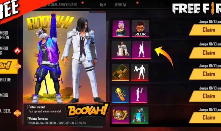Free Fire Max Booyah Watch to Win Event
