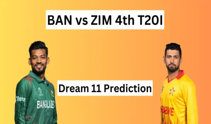 BAN vs ZIM 2024 Match Fantasy Prediction