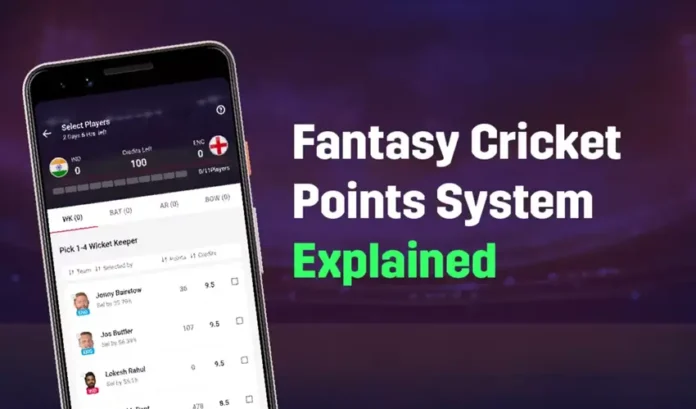 Fantasy Cricket Points System